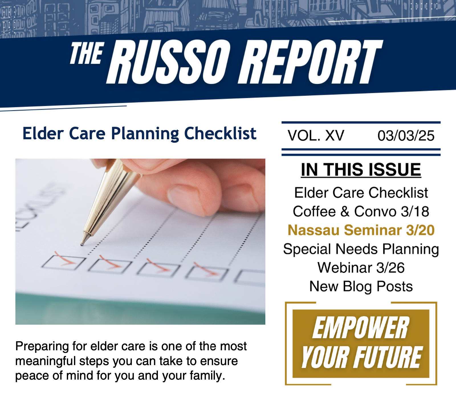 The Russo Report - March 2025